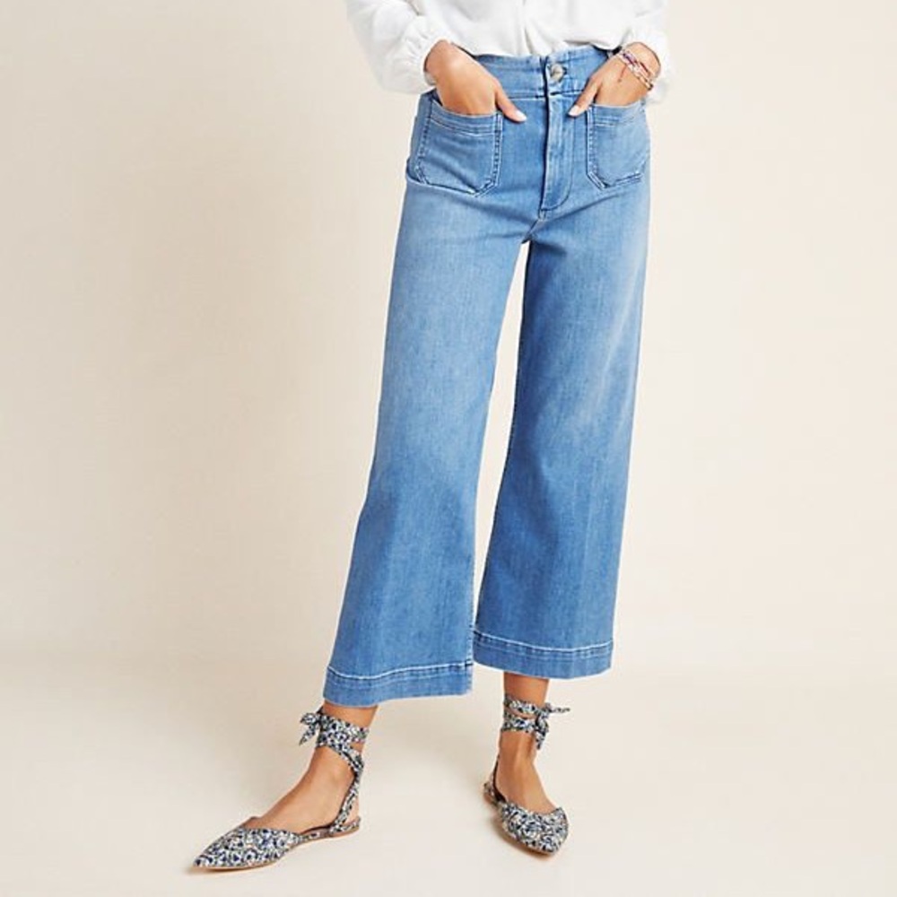 Pilcro The Skipper Wide Leg Jeans